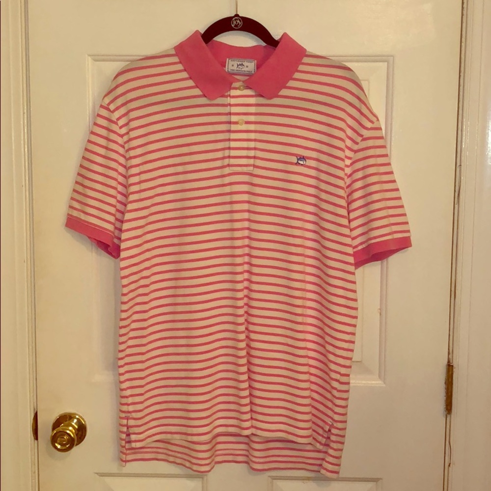 Southern tide striped polo M